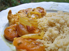 Poulet aux abricots