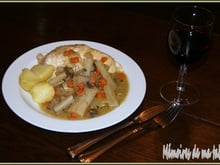 Mijoté de 'coucou de Malines' à la bière et aux légumes