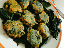 Epinards en rissoles