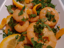 Brouillade aux crevettes