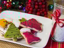 Petits sujets de Noël en pain d'épices sans gluten