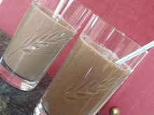 Smoothie banane chocolat