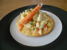 Chaud-froid de pomme au surimi