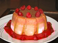 Charlotte chocolat - framboises