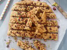 Cookies sticks noix de pécan et cranberries