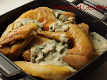 Poulet au riesling et au lait de soja