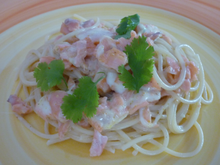 Pâtes aux saumon