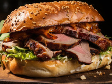 Et si vous surpreniez vos invités avec un burger de fêtes pour le Nouvel An ? Voici la recette de Cyril Lignac