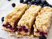 Tarte aux mûres façon crumble