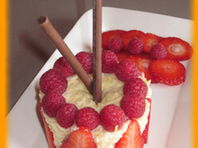 Riz au lait aux fruits rouges