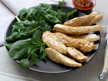Aiguillettes de poulet sauce Satay
