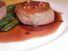 Filet mignon de chevreuil au foie gras