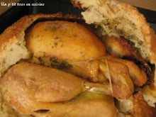 Poulet en croûte de sel