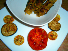 Brochette d'agneau caramélisée