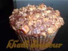 muffin banane nutella et son streusel