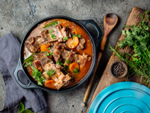 Effilochée de queue de bœuf et purée de panais