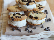 Ice cream biscuits