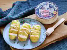 Pommes de terre à la suédoise farcies au camembert