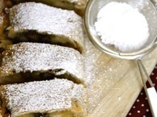 Strudel aux pommes et whisky