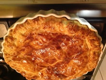 Tourte aux pommes de terre et champignons de Paris
