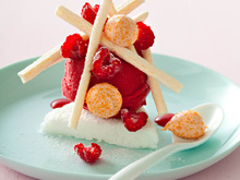 Vacherin baguette coco-framboise