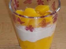 Duo de pêche et thon en verrine