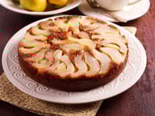 Moelleux aux poires façon tatin