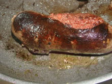 Boudin noir grillé