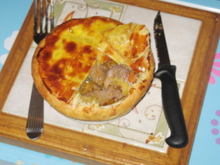 Autruche au foie gras en cocotte lutée