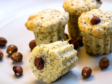 Petits cakes pavot noisette