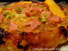 Tatin de fenouil confit à l'orange