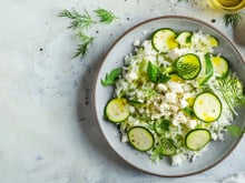 Salade de courgettes crues facile