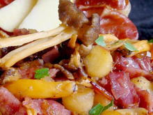 Fricassée de Pommes au Jambon d'Ardenne