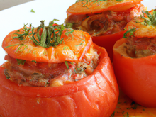 Tomates farcies à la camarguaise