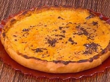 Tarte à la crème d'orange et poudre d'amande
