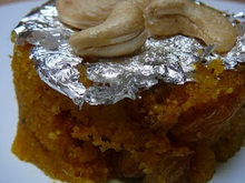 Sheera à la mangue Alphonso