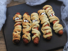 Saucisses momie Halloween