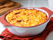 Gratin de pâtes au jambon, gratiné au fromage râpé Gusto Intenso Giovanni Ferrari
