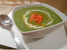 Velouté d'épinards & lait de coco