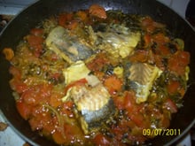 Tajine de poisson ... à la poêle