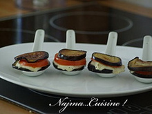 Amuses bouche à l'aubergine