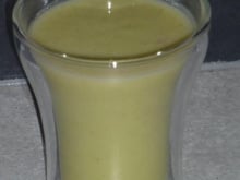 Velouté de pommes de terre brocoli aux poivrons et fromage frais