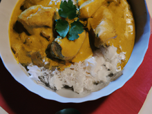Curry de poulet au coco