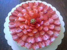 Tarte sablée vanillée aux fraises