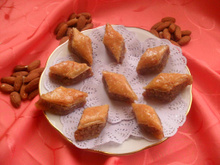 Baklawa en losanges et améliorée.