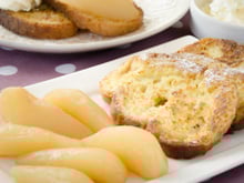 Poire au pain doré