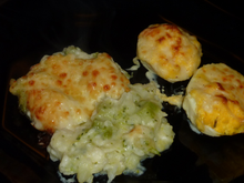 Œufs gratinés à la béchamel et fromage