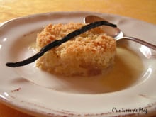 Crumble aux pommes et à la cannelle