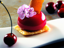 Cerise en mousse