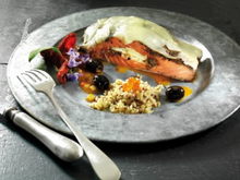 Saumon en croûte de tapenade et d'emmental de Savoie